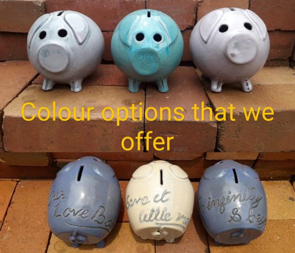 Piggy Bank Colour Options